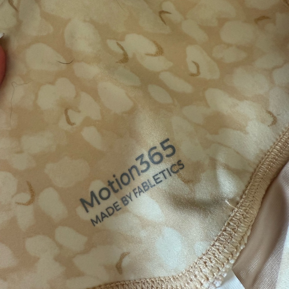 Fabletics Beige Patterned Leggings - image 3